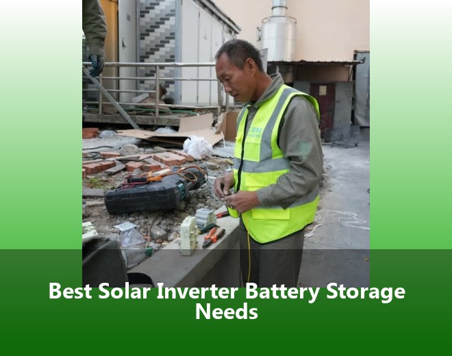 Best Solar Inverter Battery Storage Needs